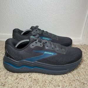 Brooks Mens Ghost Max 2 1104312E081 Black Blue Running Shoes Sneakers Size 11 2E